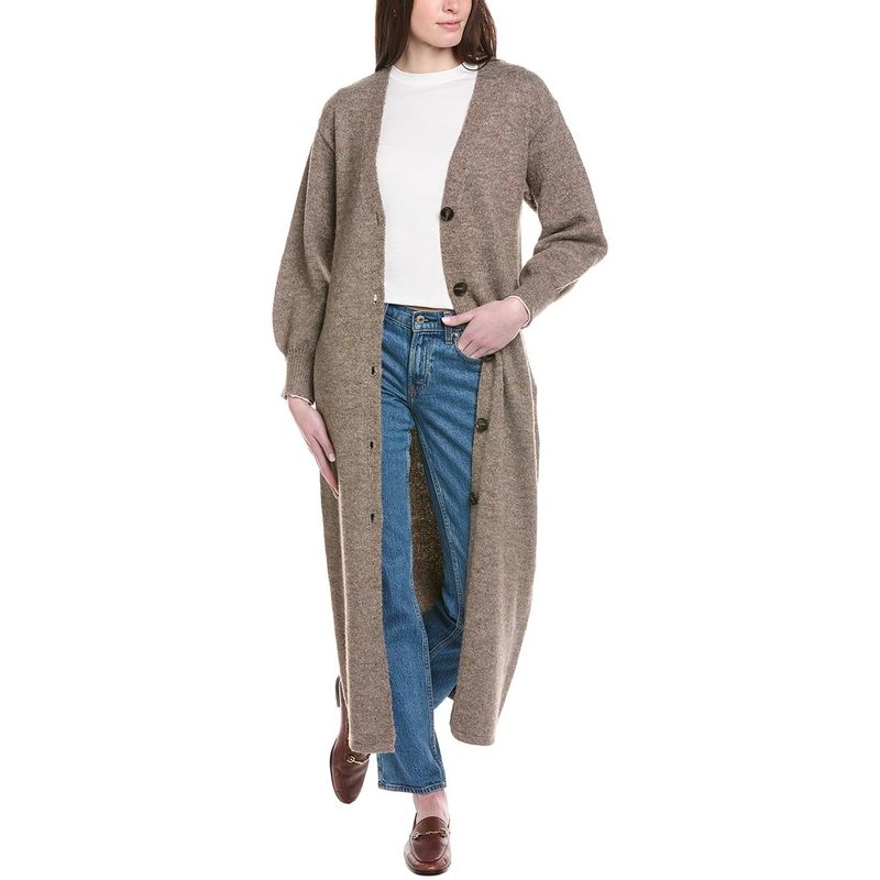 Line & Dot Womens Dune Cardigan, Brown